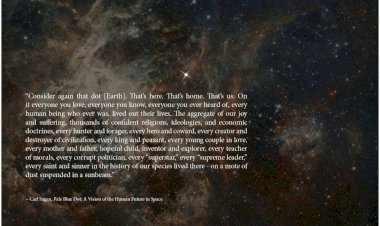 Pale Blue Dot, Carl Sagan